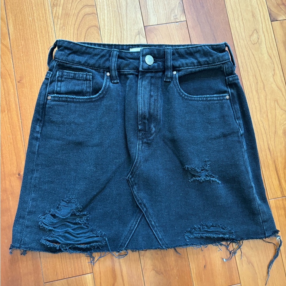 Pacsun Black Denim Skirt